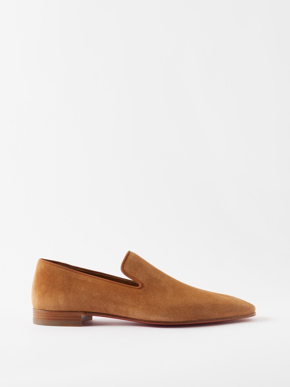 

Замшевые лоферы dandelion Christian Louboutin, бежевый