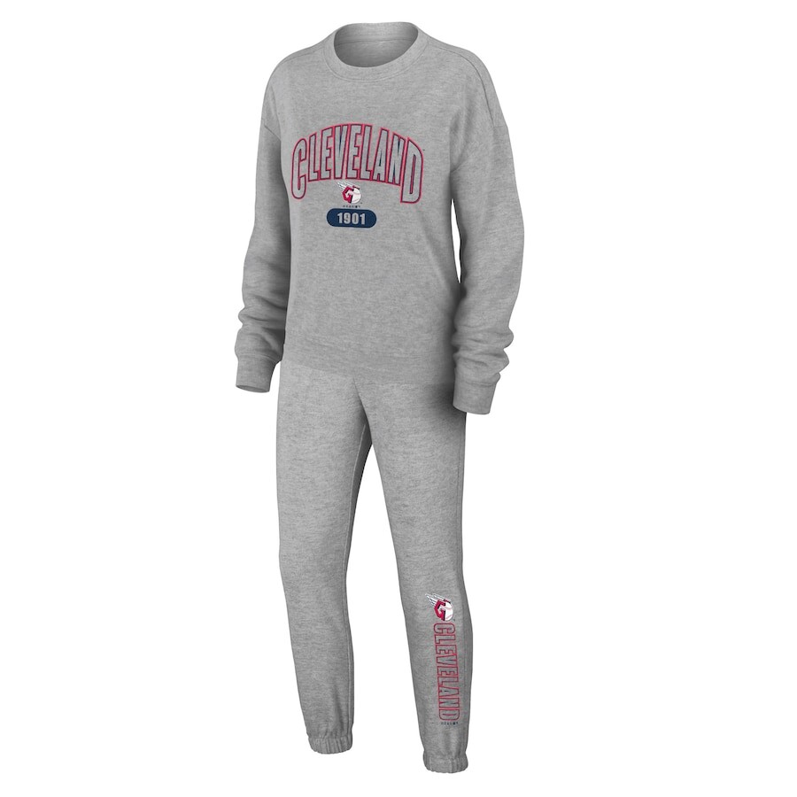 

Пижамный комплект WEAR by Erin Andrews Cleveland Guardians, серый