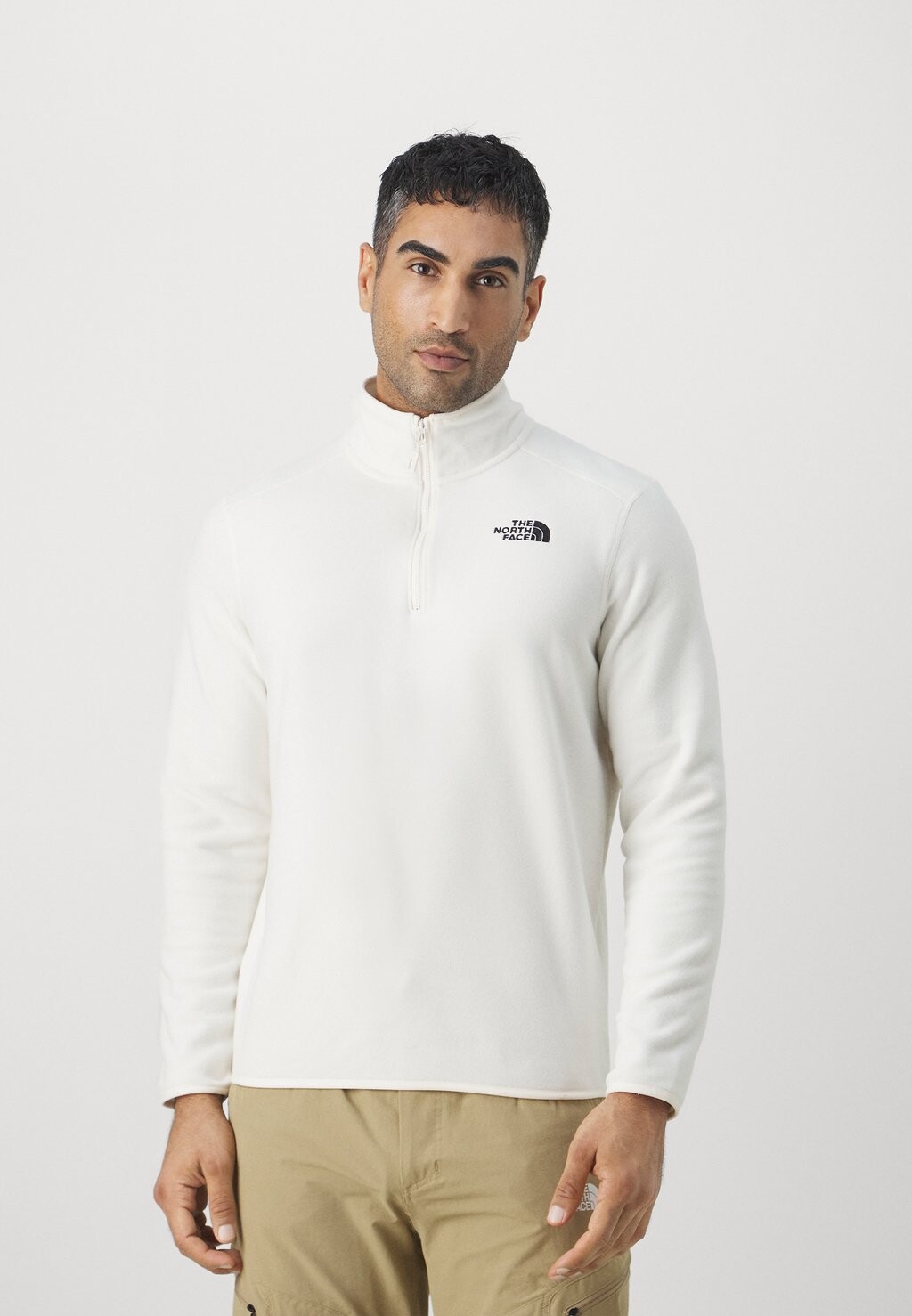 

Флисовая толстовка 100 Glacier 1/4 Zip The North Face, цвет white dune