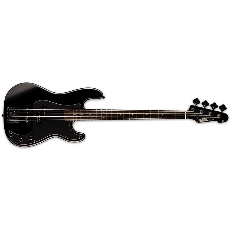 Басс гитара ESP LTD SURVEYOR '87 4-String Bass Guitar, Macassar Ebony Fretboard, Black