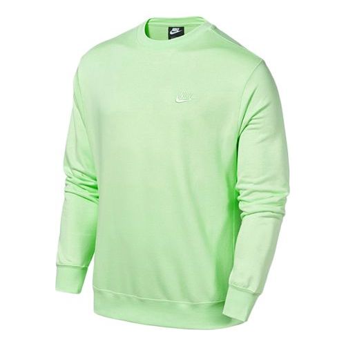 Толстовка Nike Sportswear Club French Terry Sweatshirt Men Green, зеленый толстовка nike sportswear sweatshirt for men purple red красный
