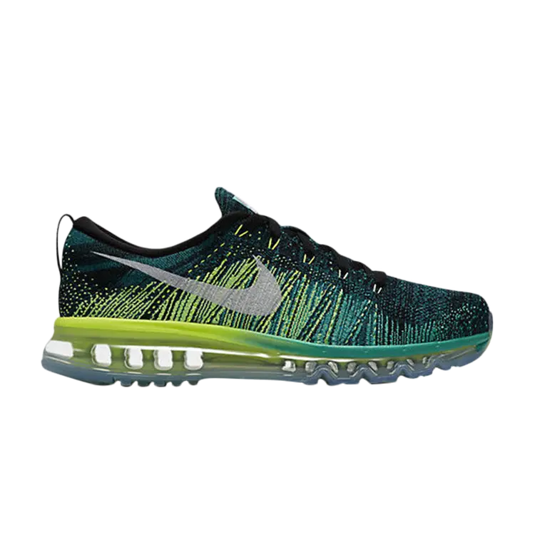 

Кроссовки Nike Flyknit Air Max, зеленый