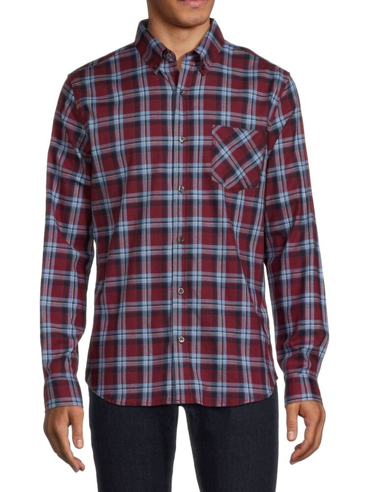 

Рубашка на пуговицах в клетку Ben Sherman, цвет Wine
