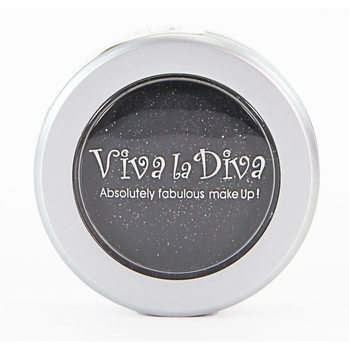 

Тени для век Sombra de Ojos Cocida Diva Eyeshadow Viva La Diva, Black Glitter 471