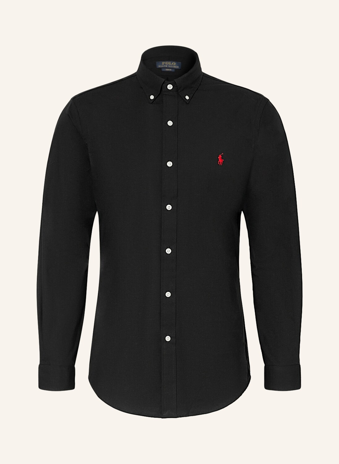 

Рубашка POLO RALPH LAUREN Slim Fit, черный