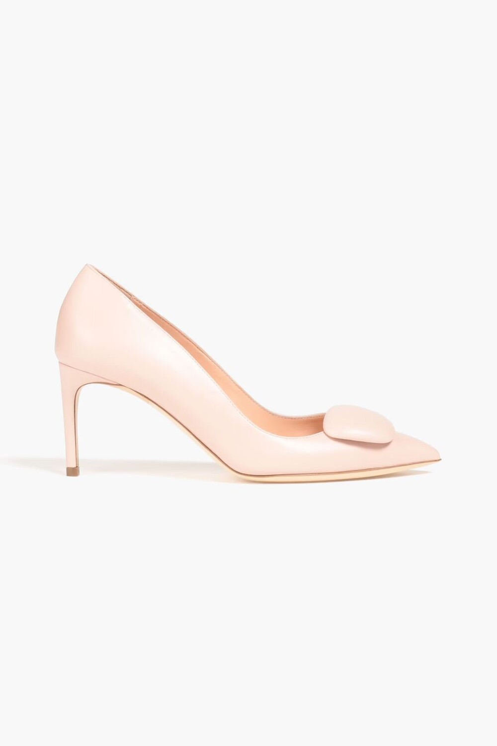 

Кожаные туфли Aga с декором Rupert Sanderson, цвет Blush