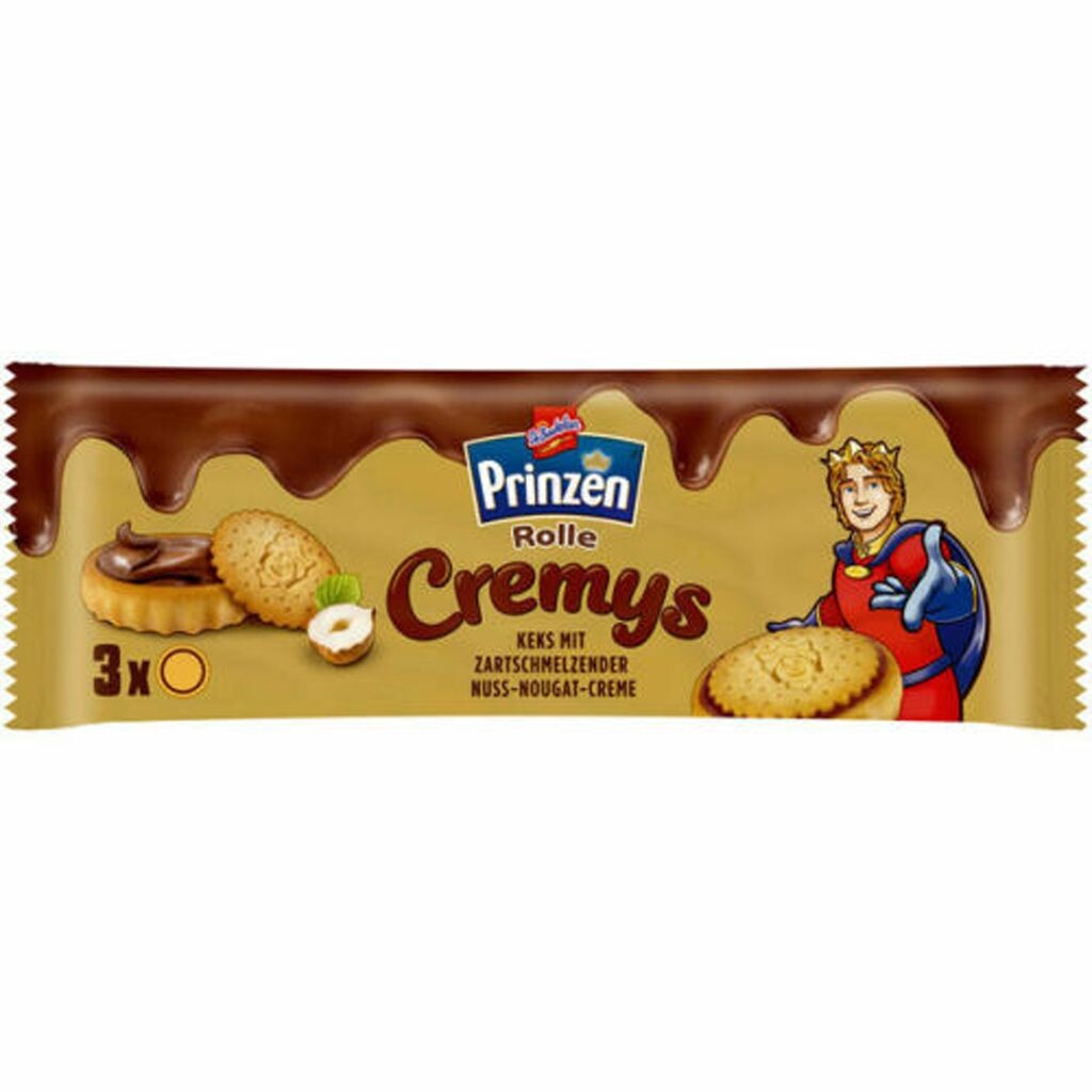 

Prinzen Rolle Cremys с начинкой из нежнейшей ореховой нуги 42г Mega-Paradies
