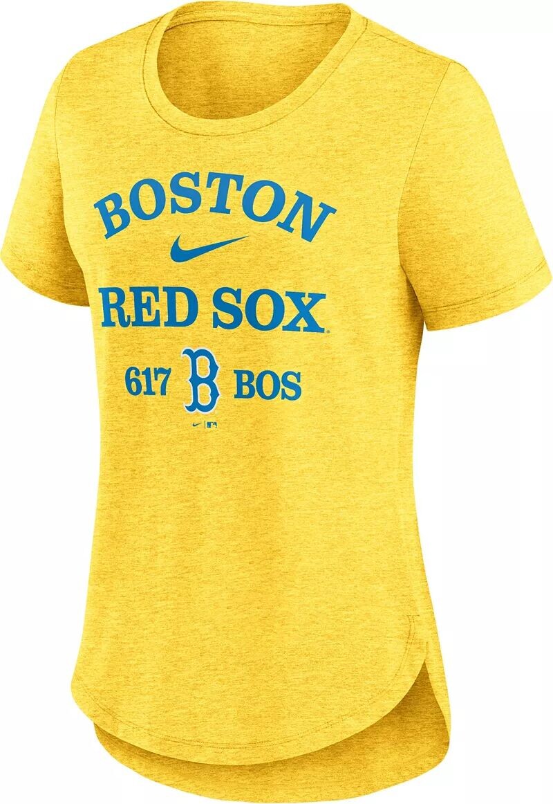 

Женская футболка Nike Boston Red Sox City Connect Tri-Blend