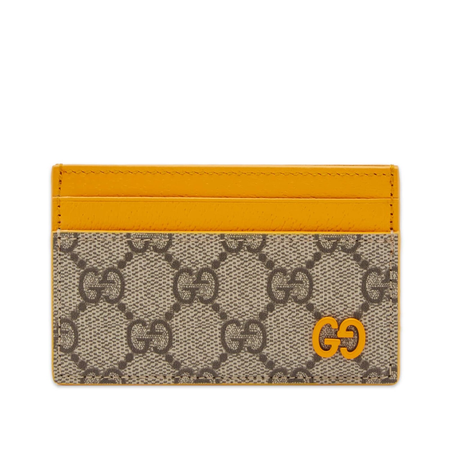 

Картхолдер Gucci Gg Supreme, бежевый и желтый