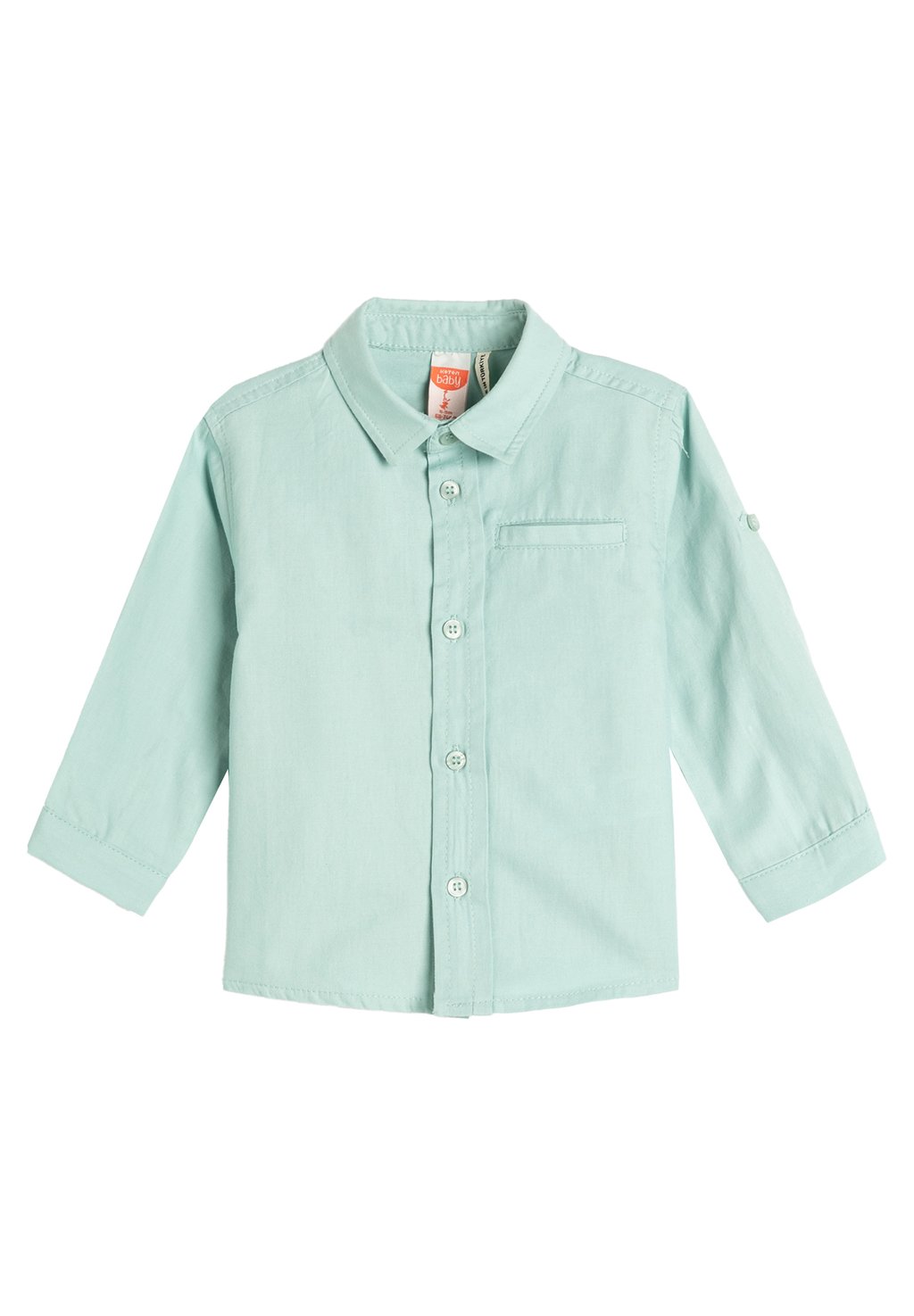 Рубашка LONG SLEEVE POCKET DETAIL Koton, цвет green брюки drawstring pocket detail koton цвет beige
