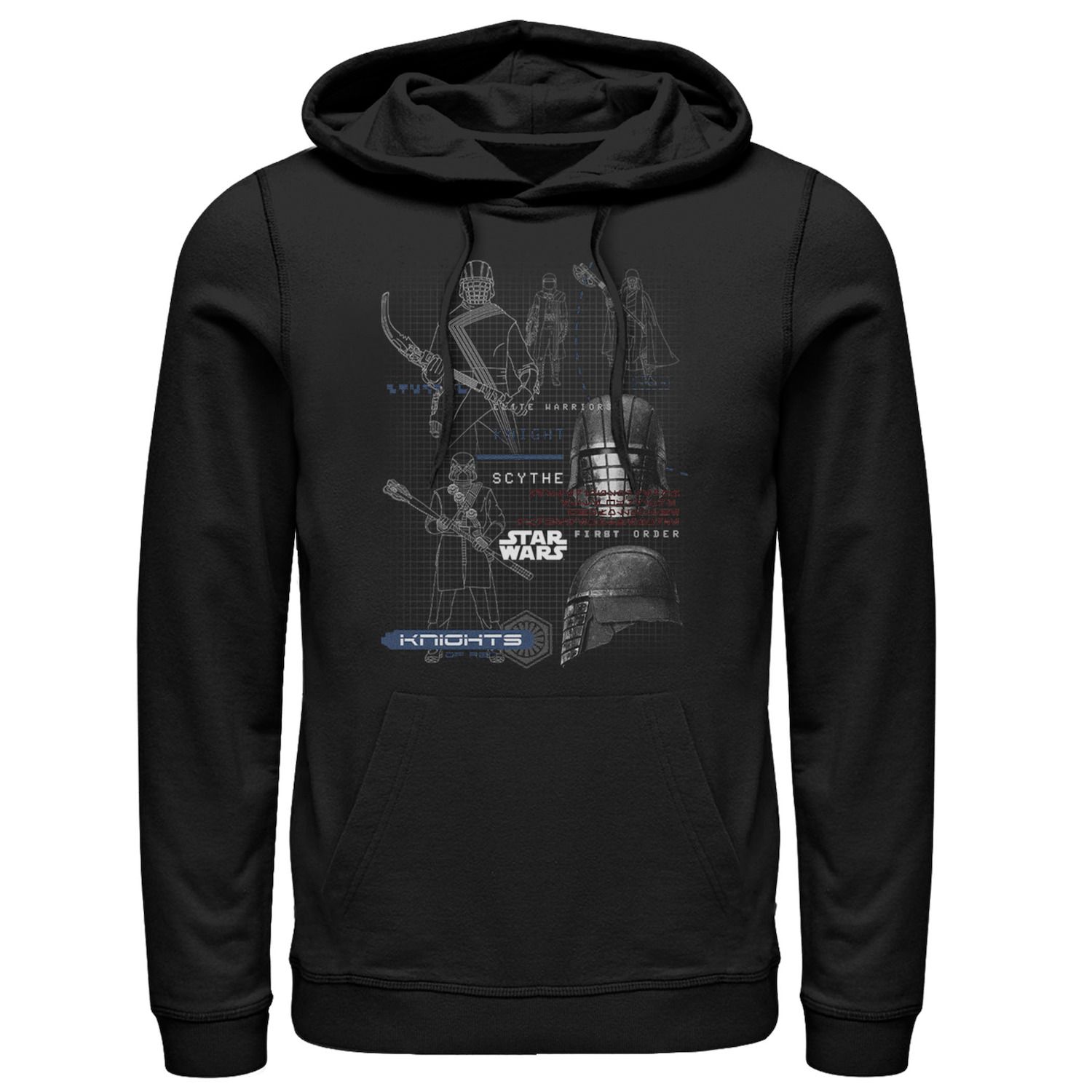 Мужской пуловер с капюшоном «Звездные войны: Скайуокер. Восхождение Рыцари Рена» Licensed Character