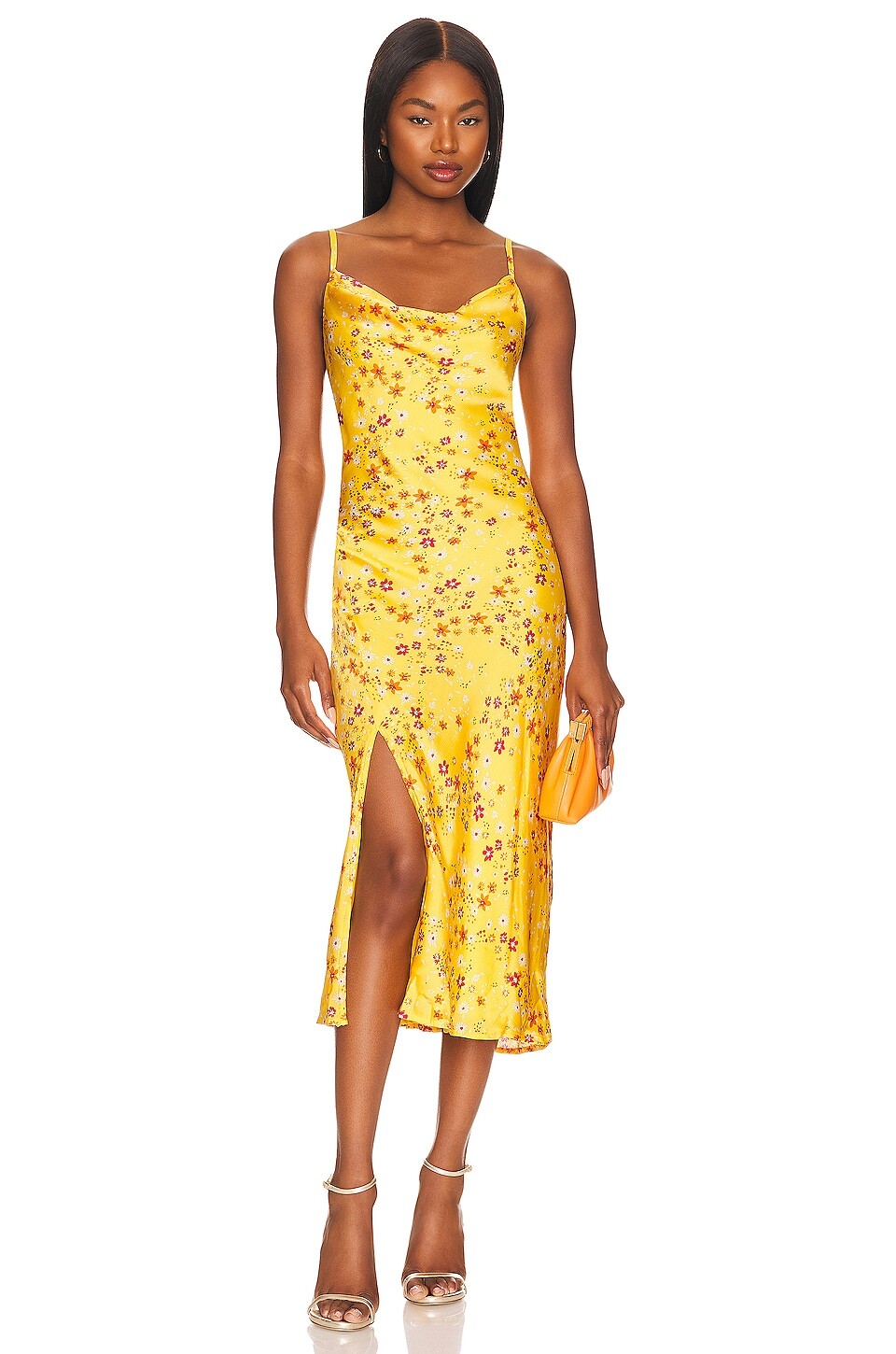 

Платье BCBGeneration Cowl Neck Slip, цвет Summer Daisy