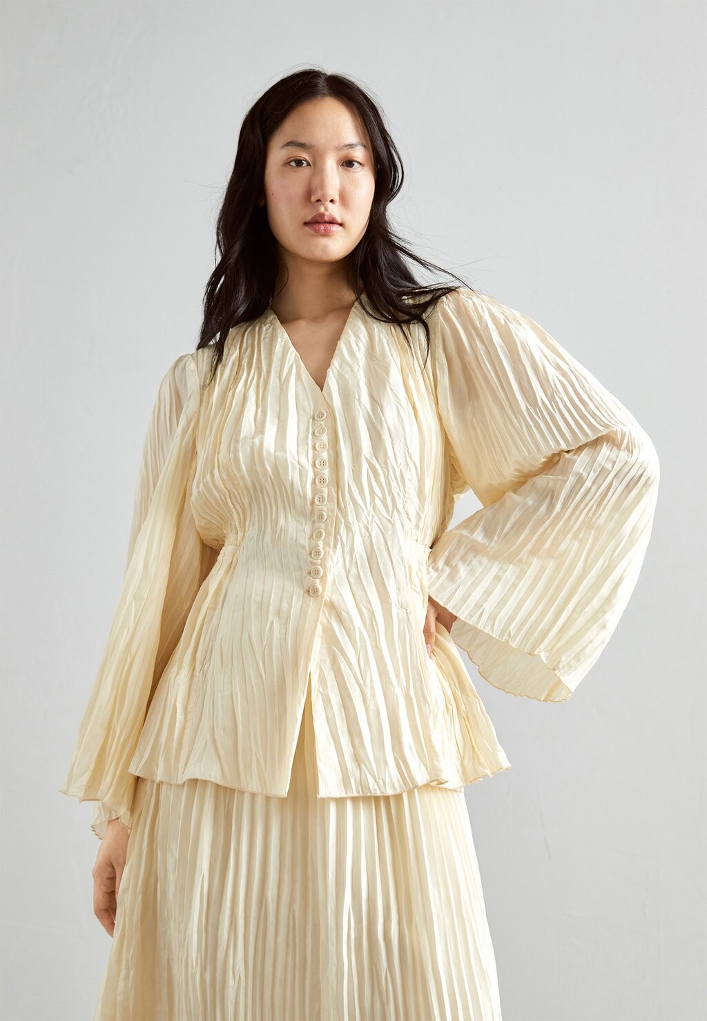 

Блузка Exclusive Abruzza By Malene Birger, цвет pearl