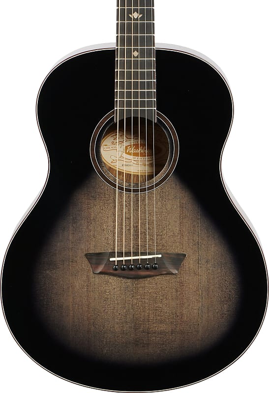 novo Акустическая гитара Washburn Bella Tono Novo S9 Acoustic Guitar, Gloss Charcoal Burst