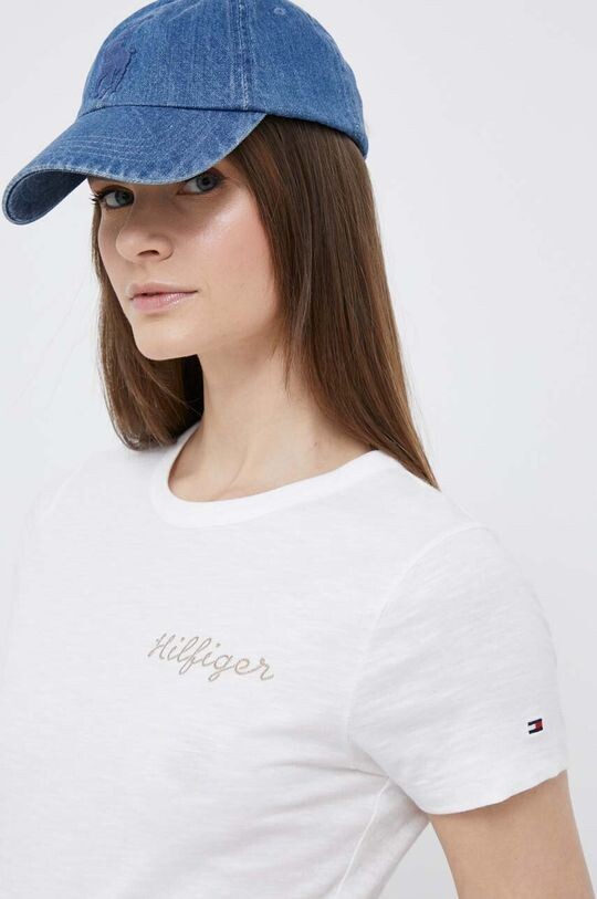 

Хлопковая футболка Tommy Hilfiger, белый
