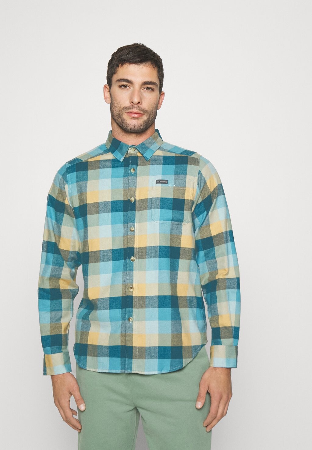 

Рубашка CORNELL WOODS LONG SLEEVE Columbia, синий/бежевый