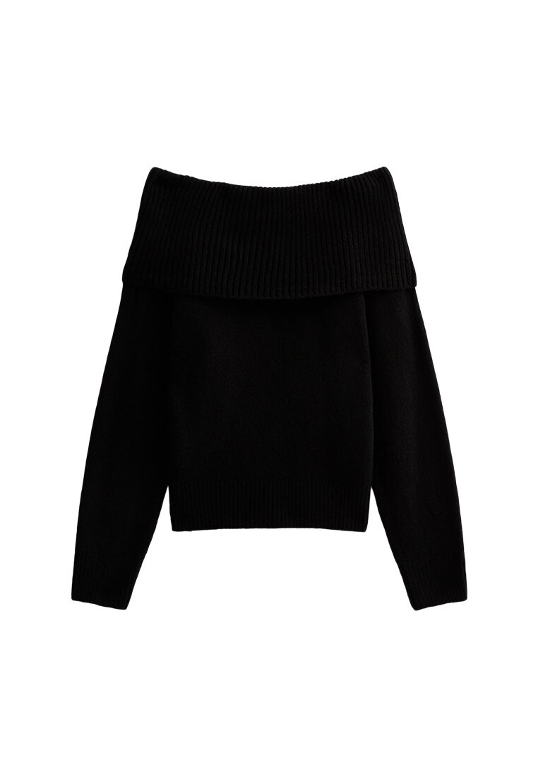 

Джемпер FOLDOVER BARDOT New Look, черный