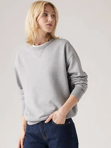 

Толстовка Heritage с круглым вырезом Levi's, серый