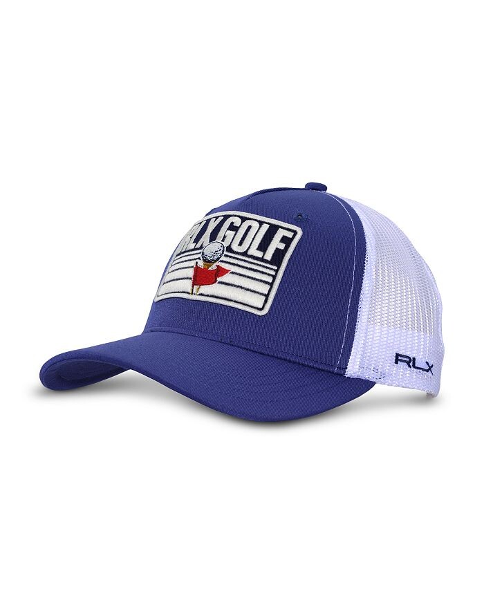 

Кепка дальнобойщика с графическим рисунком Polo Ralph Lauren, синий