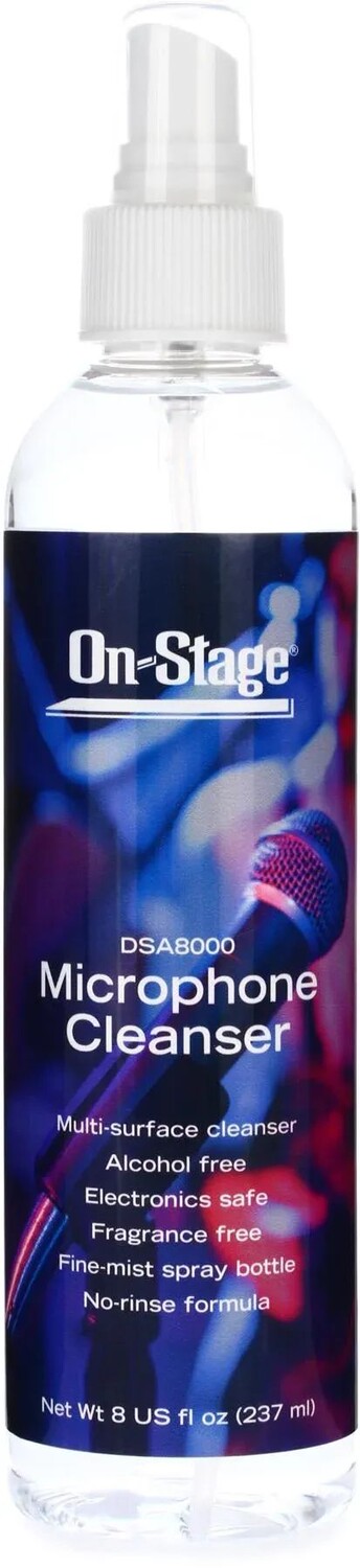 

Очищающее средство для микрофона On-Stage DSA8000 (8 унций)