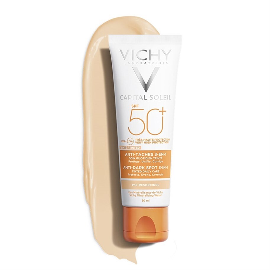 

Vichy Ideal Soleil Anti-Dark Spots Spf 50+ 50 мл Солнцезащитный крем против пятен
