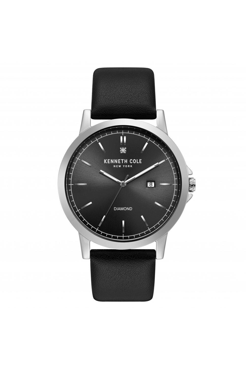 

Модные аналоговые кварцевые часы — KC50555002 Kenneth Cole, черный