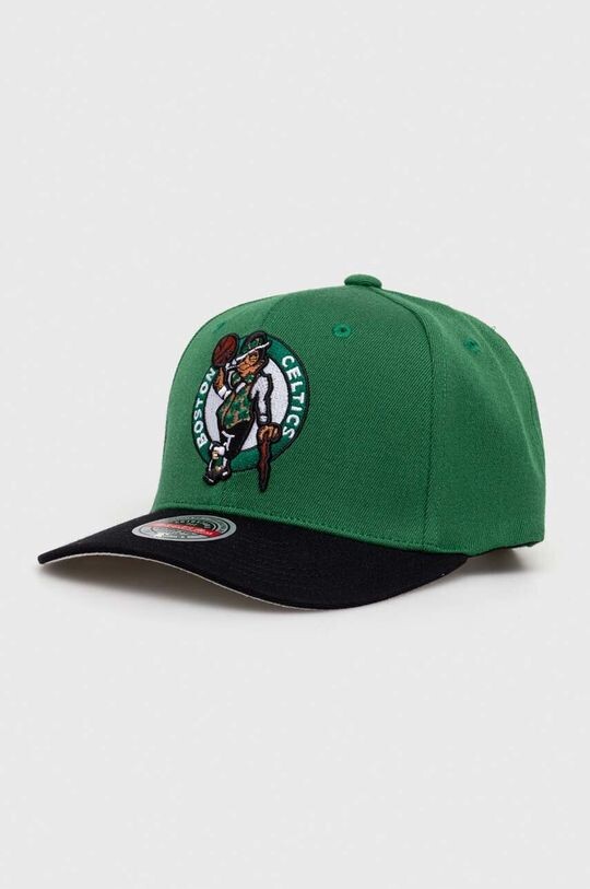 

Шапка с козырьком с добавлением хлопка BOSTON CELTICS Mitchell&Ness, зеленый