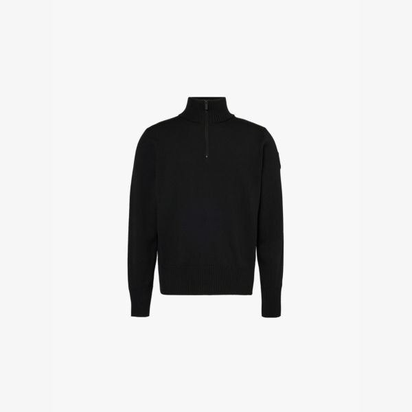

Шерстяной джемпер с фирменной нашивкой Rosseau Canada Goose, черный