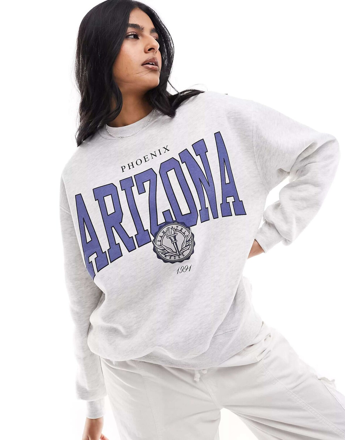 

Светло-серый свитшот Pull&Bear 'Arizona'