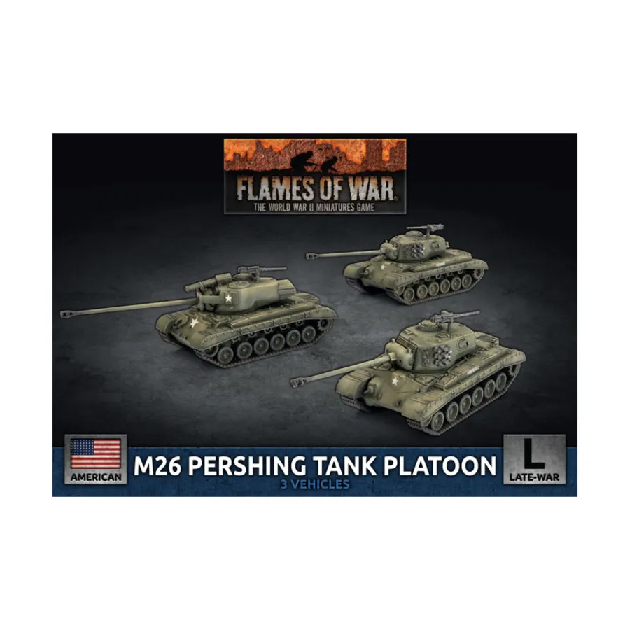 

Взвод танков М26 «Першинг», Flames of War - WWII - United States - Tanks (4th Edition)