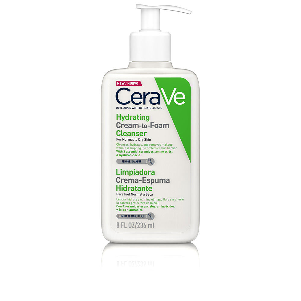 Очищающий крем для лица Limpiadora crema-espuma hidratante Cerave, 236 мл pixi beauty очищающее кремовое средство с розой 4 57 ж унц 135 мл