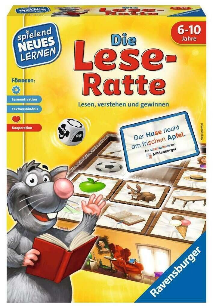 

Настольная игра DIE LESE-RATTE Ravensburger, цвет mehrfarbig