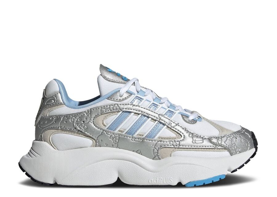 

Кроссовки adidas Hello Kitty X Ozmillen Elastic Lace J, цвет White Glow Blue Grey