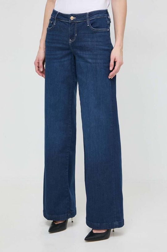 Джинсы Guess, темно-синий джинсы клеш guess полуприлегающие средняя посадка стрейч размер 31 голубой