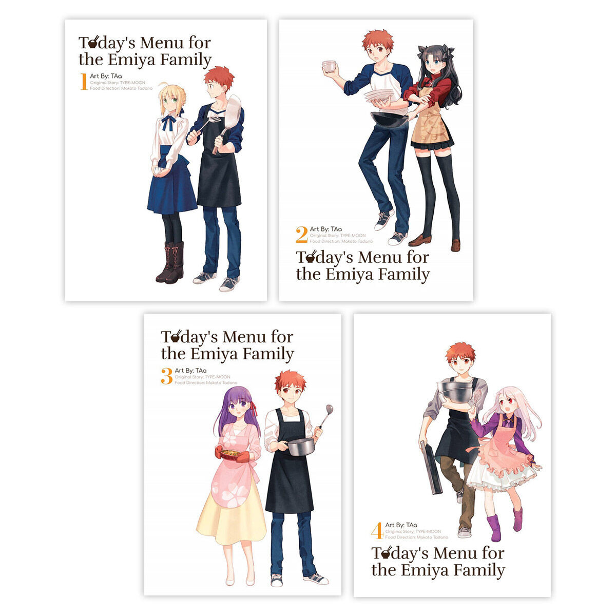 

Манга Today's Menu for the Emiya Family Manga (1-4) Bundle