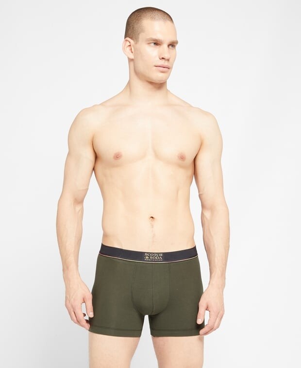 

Боксеры, комплект из 4 шт. Scotch & Soda, хаки