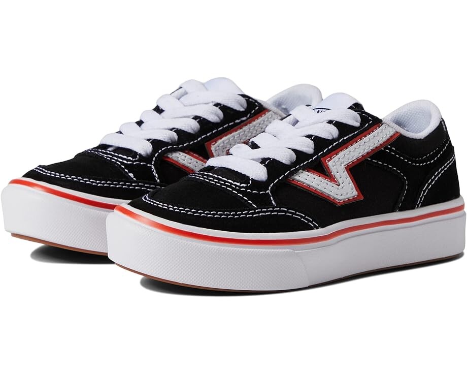 

Кроссовки Vans Lowland CC, цвет Black/Orange Sunrise