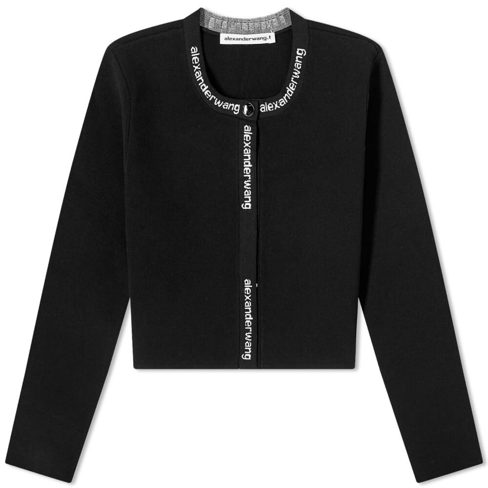 

Alexander Wang Укороченный кардиган, черный