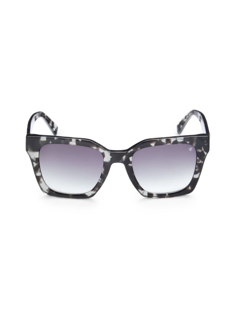 Квадратные солнцезащитные очки 56MM Champion, черный цена и фото
