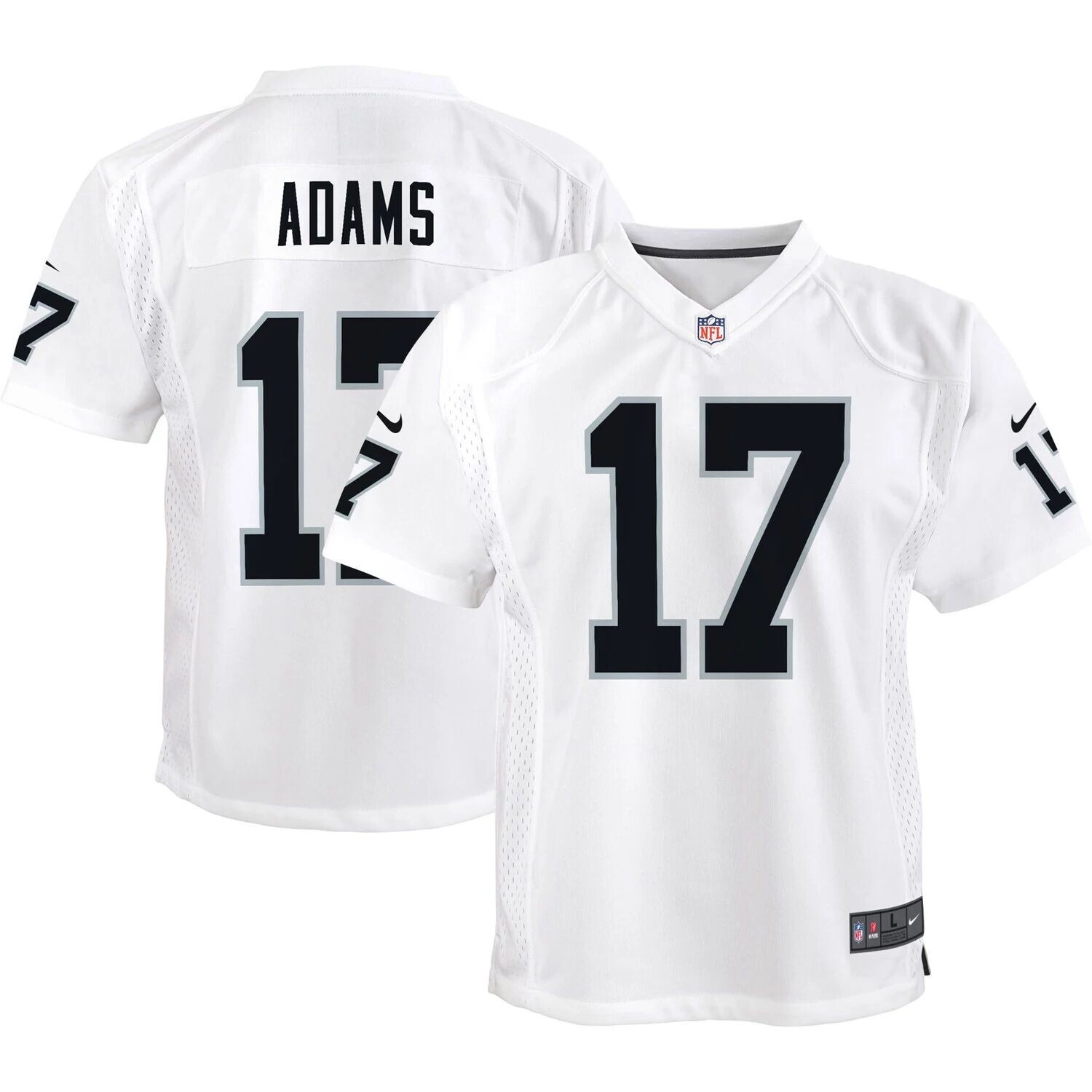 

Молодежная игровая майка Nike Davante Adams White Las Vegas Raiders Nike
