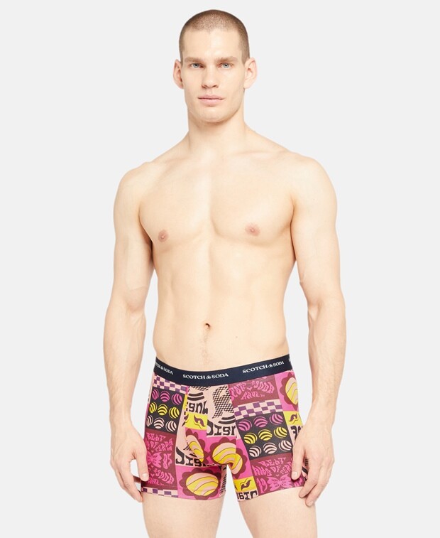 

Боксеры, комплект из 4 шт. Scotch & Soda, розовый