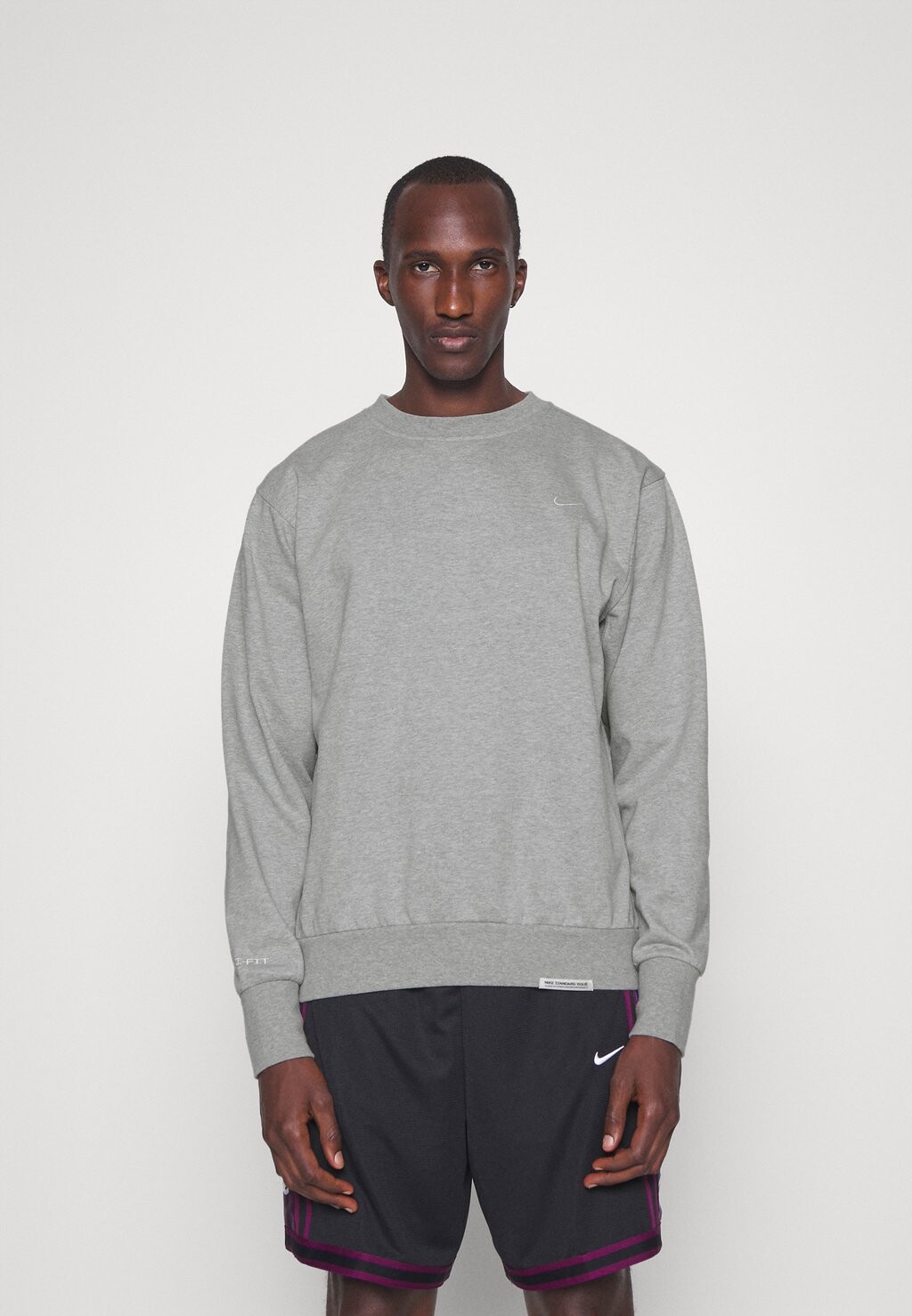 

Толстовка Nike Issue Crew, темно-серый меланж / бледный цвет слоновой кости