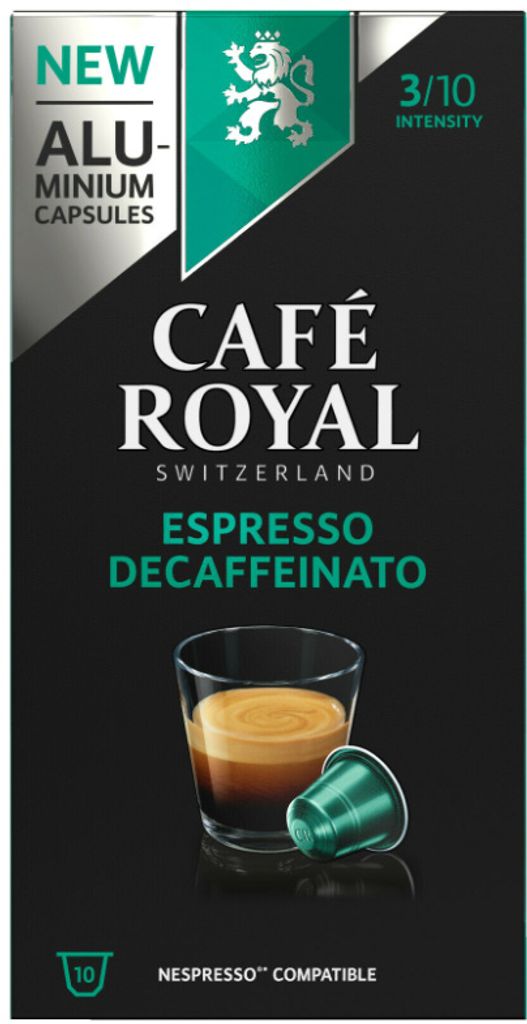 

Café Royal Espresso Decaffeinato 10 комп. Nespresso. Капсулы