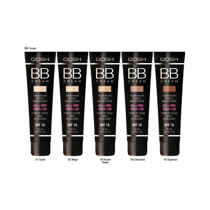 BB-крем BB Cream Gosh, 01 Sand тональный крем увлажняющий с эффектом сияния mac lightful c coral grass tinted cream with radiance booster spf 30 40 мл