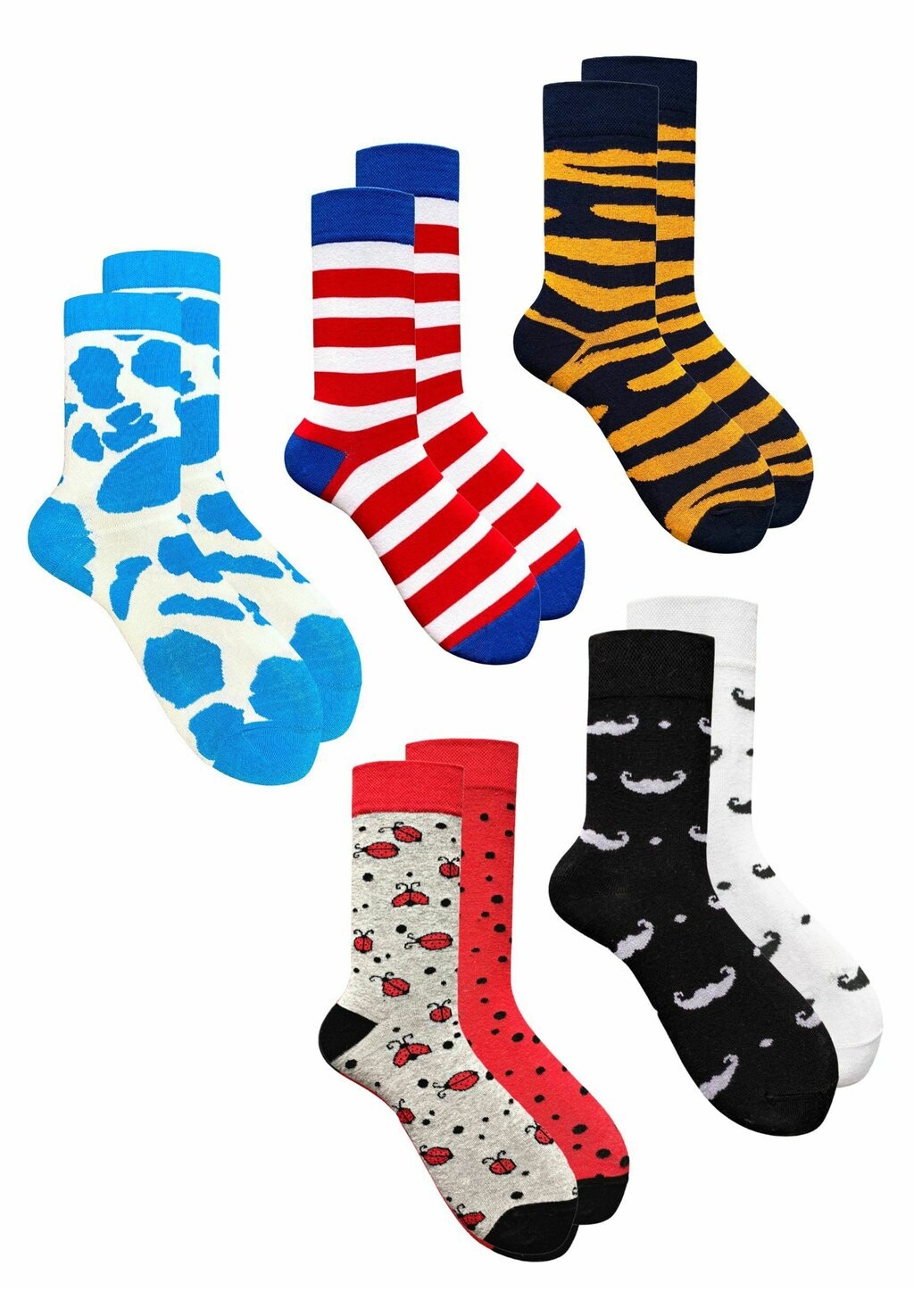 

Носки 5PACK MISMATCHED14 Hese Sox, цвет multicolour