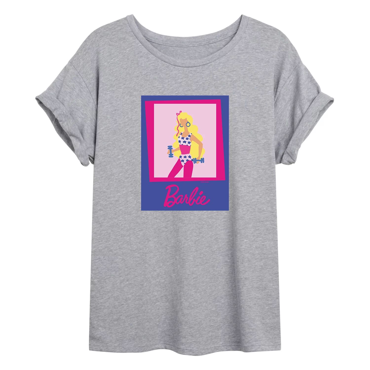 Футболка с рисунком Барби для фитнеса для юниоров Licensed Character футболка с рисунком барби малибу для юниоров licensed character