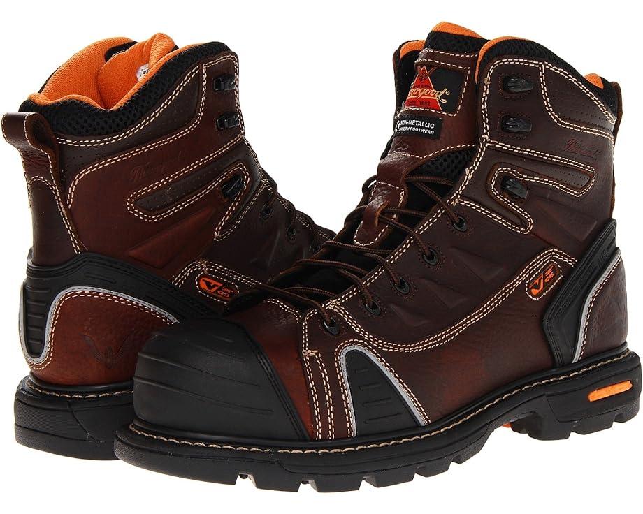 Ботинки Thorogood Gen-flex2 Series – 6 Composite Safety Toe, цвет Brown Tumbled