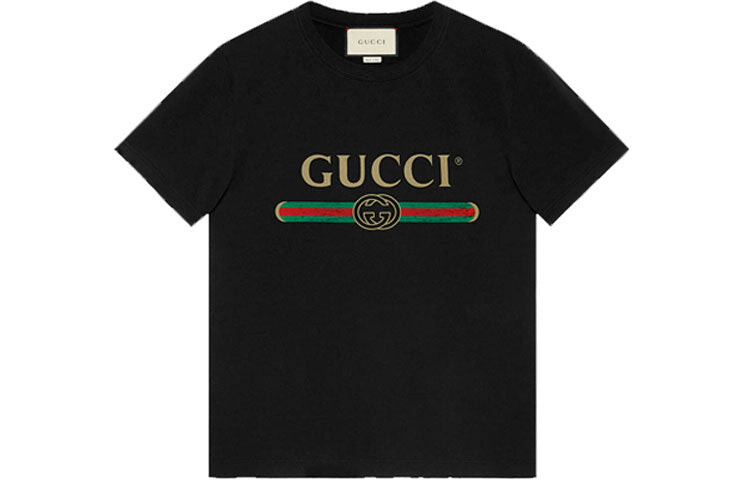 

Футболка Gucci, черный / зеленый / красный