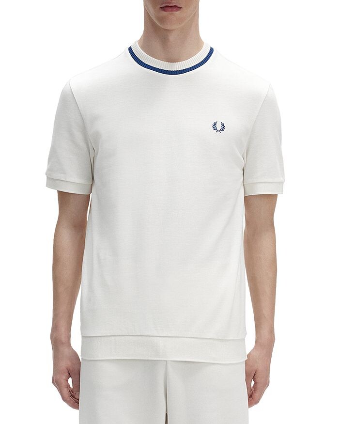 

Хлопковая футболка из пике Fred Perry, Белый