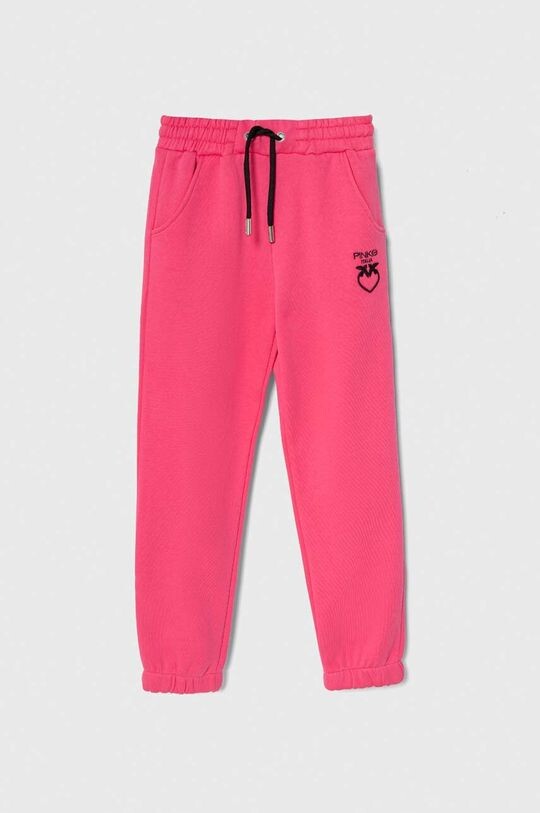 

Детские хлопковые спортивные штаны Pinko Up, розовый